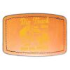 Faux Leather Engravable Patch - Curved Rectangle Thumbnail