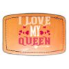 Faux Leather Engravable Patch - Curved Rectangle Thumbnail