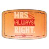 Faux Leather Engravable Patch - Curved Rectangle Thumbnail