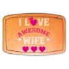 Faux Leather Engravable Patch - Curved Rectangle Thumbnail