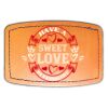 Faux Leather Engravable Patch - Curved Rectangle Thumbnail
