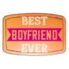 Faux Leather Engravable Patch - Curved Rectangle Thumbnail