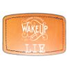 Faux Leather Engravable Patch - Curved Rectangle Thumbnail