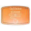 Faux Leather Engravable Patch - Curved Rectangle Thumbnail