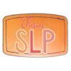 Faux Leather Engravable Patch - Curved Rectangle Thumbnail