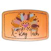 Faux Leather Engravable Patch - Curved Rectangle Thumbnail