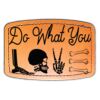 Faux Leather Engravable Patch - Curved Rectangle Thumbnail