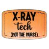 Faux Leather Engravable Patch - Curved Rectangle Thumbnail