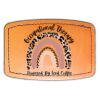Faux Leather Engravable Patch - Curved Rectangle Thumbnail