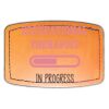 Faux Leather Engravable Patch - Curved Rectangle Thumbnail