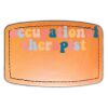 Faux Leather Engravable Patch - Curved Rectangle Thumbnail