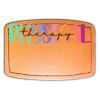 Faux Leather Engravable Patch - Curved Rectangle Thumbnail