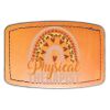 Faux Leather Engravable Patch - Curved Rectangle Thumbnail