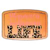 Faux Leather Engravable Patch - Curved Rectangle Thumbnail