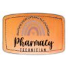 Faux Leather Engravable Patch - Curved Rectangle Thumbnail