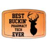 Faux Leather Engravable Patch - Curved Rectangle Thumbnail