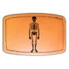 Faux Leather Engravable Patch - Curved Rectangle Thumbnail