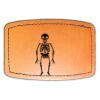 Faux Leather Engravable Patch - Curved Rectangle Thumbnail