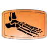 Faux Leather Engravable Patch - Curved Rectangle Thumbnail