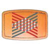 Faux Leather Engravable Patch - Curved Rectangle Thumbnail