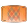 Faux Leather Engravable Patch - Curved Rectangle Thumbnail