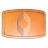 Faux Leather Engravable Patch - Curved Rectangle Thumbnail