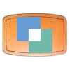 Faux Leather Engravable Patch - Curved Rectangle Thumbnail