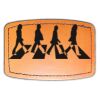 Faux Leather Engravable Patch - Curved Rectangle Thumbnail