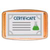 Faux Leather Engravable Patch - Curved Rectangle Thumbnail