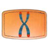 Faux Leather Engravable Patch - Curved Rectangle Thumbnail