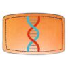 Faux Leather Engravable Patch - Curved Rectangle Thumbnail