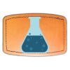 Faux Leather Engravable Patch - Curved Rectangle Thumbnail