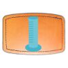 Faux Leather Engravable Patch - Curved Rectangle Thumbnail