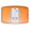Faux Leather Engravable Patch - Curved Rectangle Thumbnail