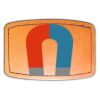 Faux Leather Engravable Patch - Curved Rectangle Thumbnail