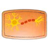 Faux Leather Engravable Patch - Curved Rectangle Thumbnail