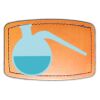 Faux Leather Engravable Patch - Curved Rectangle Thumbnail