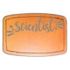 Faux Leather Engravable Patch - Curved Rectangle Thumbnail