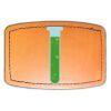 Faux Leather Engravable Patch - Curved Rectangle Thumbnail