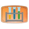 Faux Leather Engravable Patch - Curved Rectangle Thumbnail