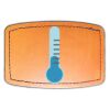 Faux Leather Engravable Patch - Curved Rectangle Thumbnail