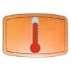 Faux Leather Engravable Patch - Curved Rectangle Thumbnail