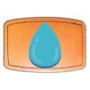 Faux Leather Engravable Patch - Curved Rectangle Thumbnail