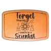 Faux Leather Engravable Patch - Curved Rectangle Thumbnail
