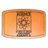 Faux Leather Engravable Patch - Curved Rectangle Thumbnail