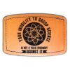 Faux Leather Engravable Patch - Curved Rectangle Thumbnail