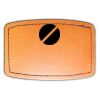 Faux Leather Engravable Patch - Curved Rectangle Thumbnail