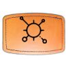 Faux Leather Engravable Patch - Curved Rectangle Thumbnail