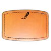 Faux Leather Engravable Patch - Curved Rectangle Thumbnail