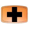 Faux Leather Engravable Patch - Curved Rectangle Thumbnail